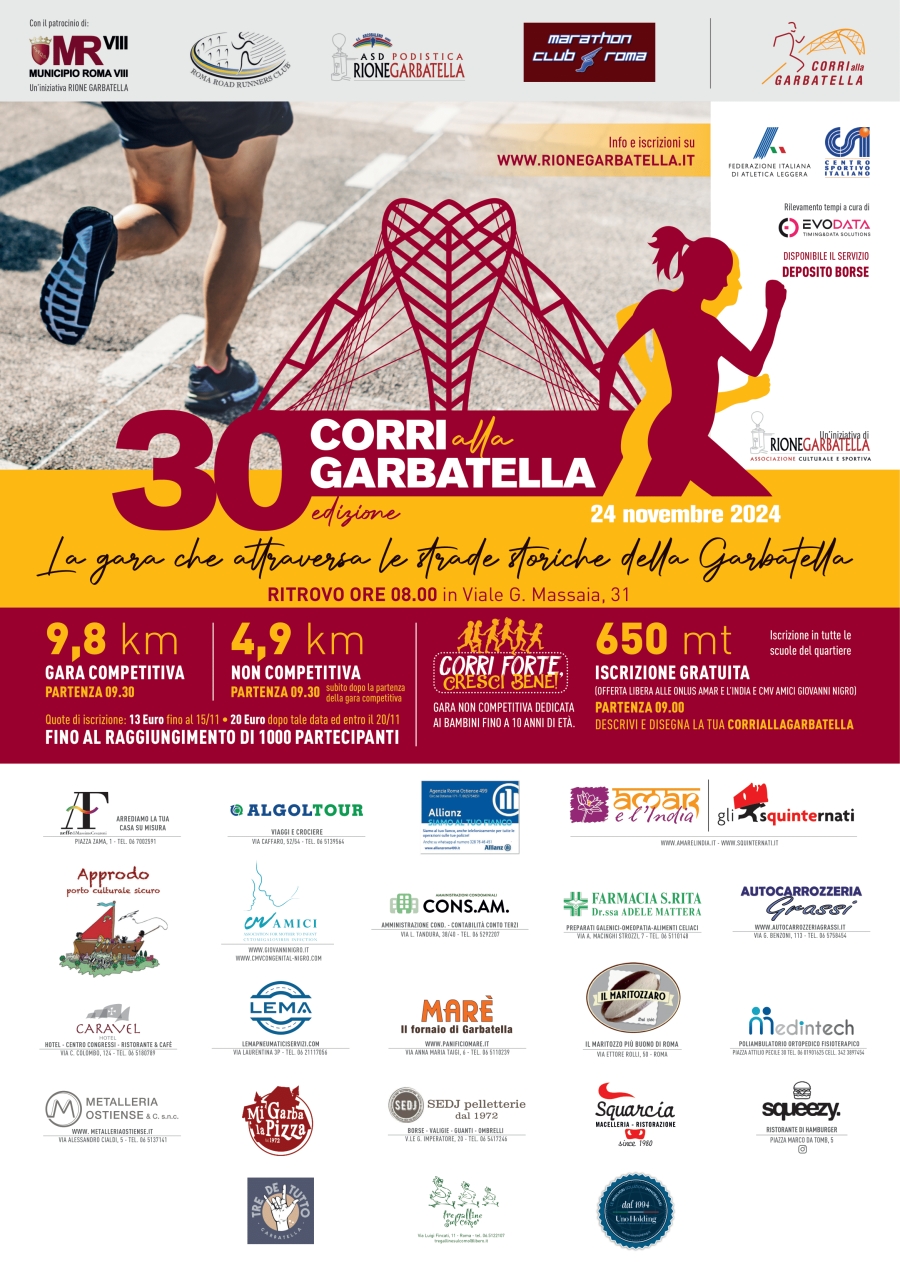 Corri alla Garbatella 2024